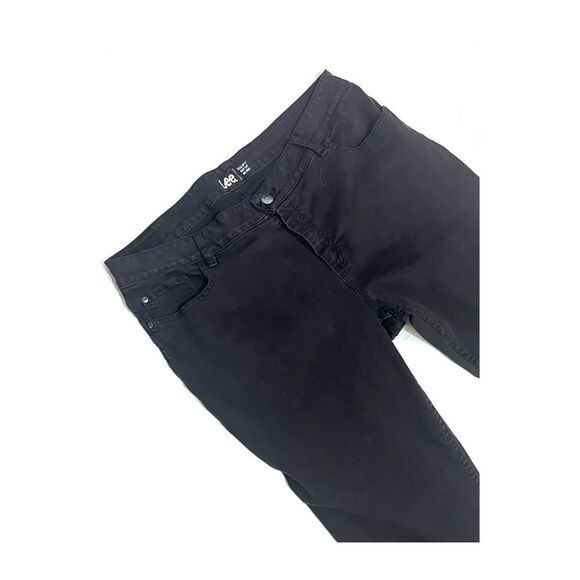 Lee Black Flare Wide Leg Jeans - Picture 2 of 7
